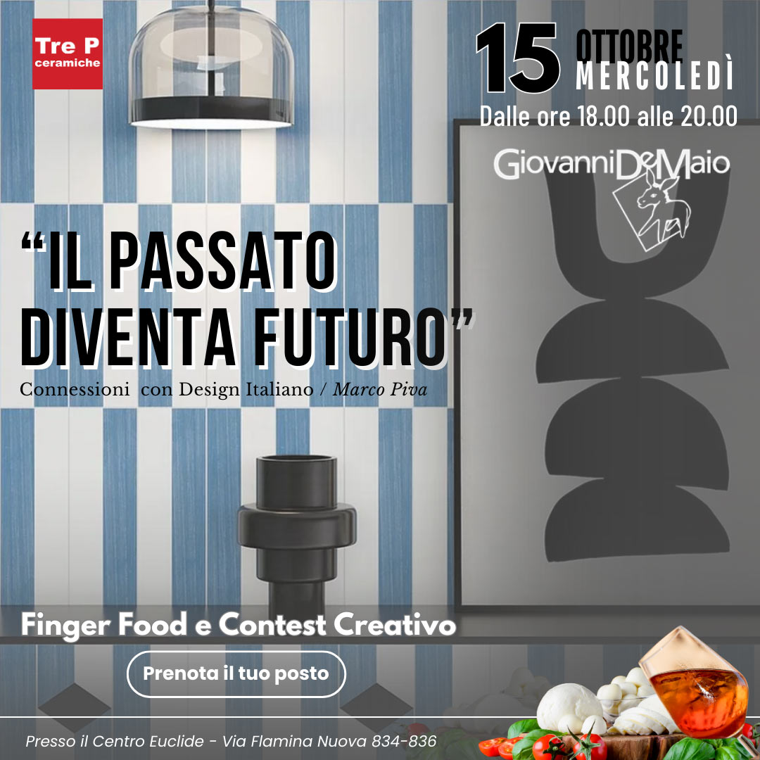 Evento "Il passato diventa futuro" con Giovanni De Maio – locandina