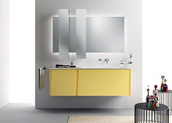 Bagni Scavolini, quando il colore la fa da padrone