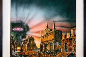 Andrea Felice - Tramonto a San Giovanni Laterano - Retouch&#232;