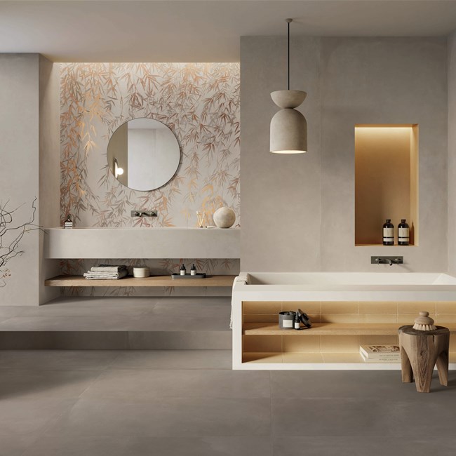 Ceramiche decorate per il bagno