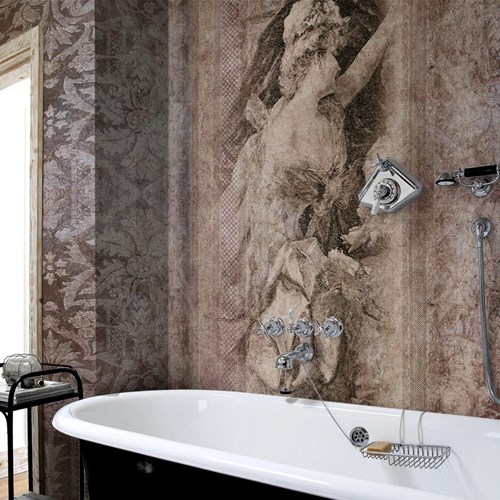 Perché scegliere la carta da parati in bagno