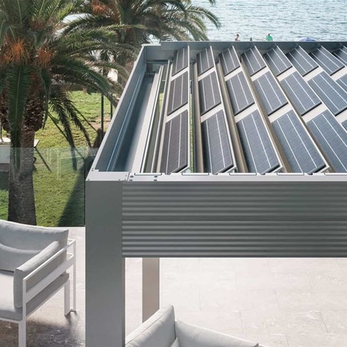 Pergole bioclimatiche fotovoltaiche Gibus, la scelta eco-friendly per l'outdoor