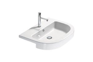 Lavabo semincasso cm.65