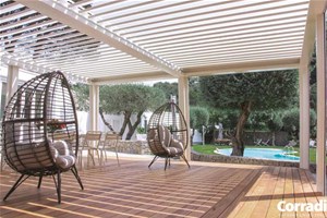 Pergola bioclimatica Maestro by Corradi