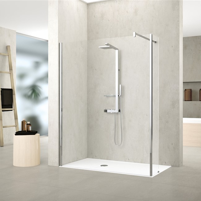 Kuadra H, la doccia walk-in di Novellini