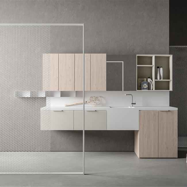 Arredo bagno lavanderia per spazi al top