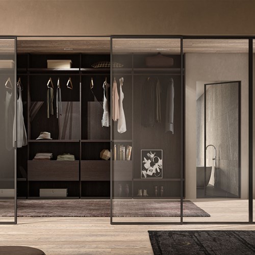 Come dividere cucina e soggiorno con la porta scorrevole