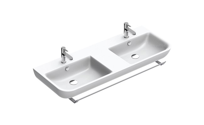 Lavabo doppio sospeso