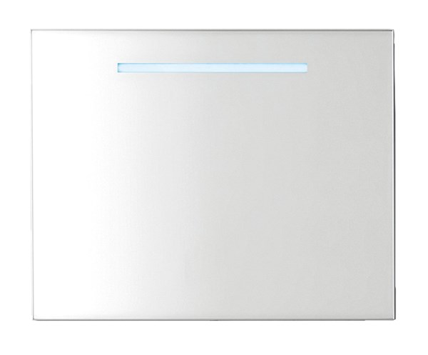 Specchio bagno rettangolare con banda luminosa a LED integrata