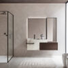 Horizon system mobile monolite pensile walk in con braccetto