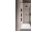 Horizon system mobile monolite pensile walk in con braccetto