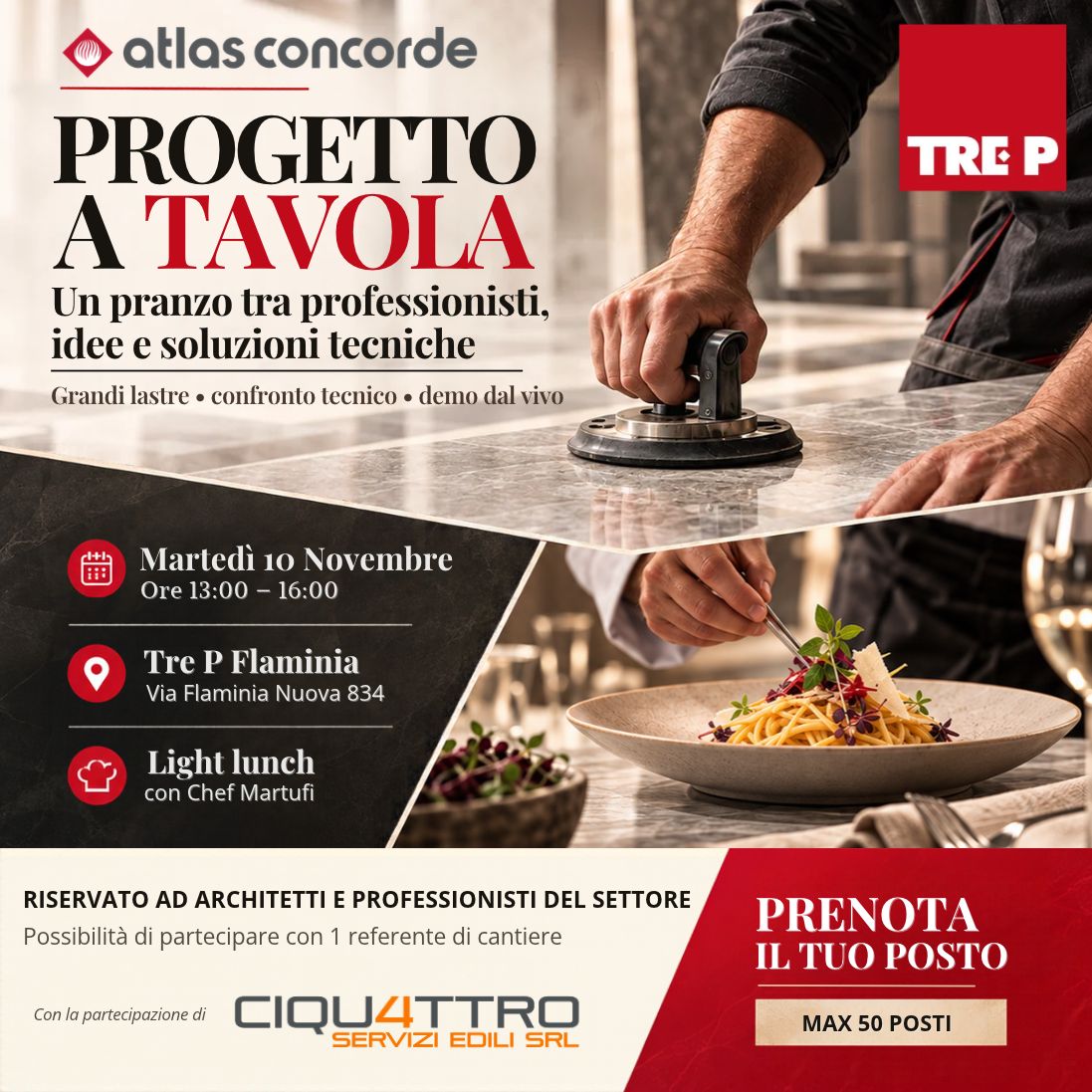 Locandina originale Progetto a Tavola